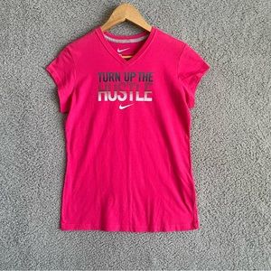 Nike Youth Female Short Sleeve Tee Pink Sz XL